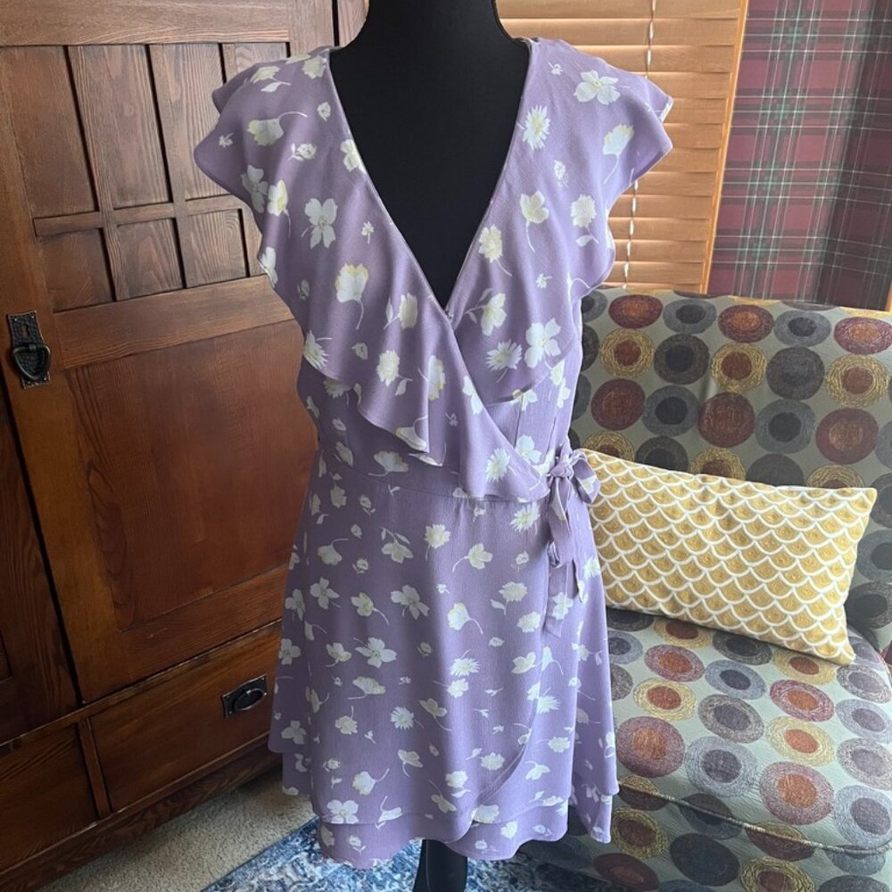 Sancuary Floral Print Wrap Dress